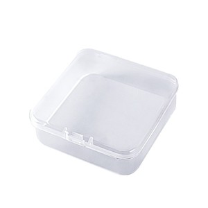 Square Percussion Bean Box 7.5cm PP Plastic With Lid Storage For Jewelry And Small Parts - Product Image 3
