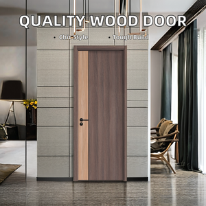 Porte intérieure contemporaine de style américain dans la <span class=keywords><strong>maison</strong></span> bureau hôtel porte en bois de style concis jolie porte en bois massif <span class=keywords><strong>intérieur</strong></span> - Product Image 4
