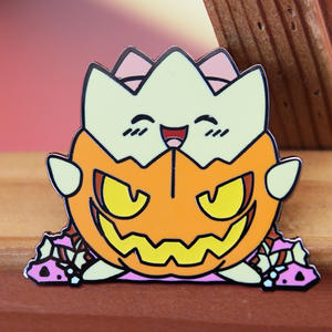 金メッキハードエナメルブローチピン中国伝統文化カスタム神話キャラクターデザイン金属バッジピン - Product Image 4