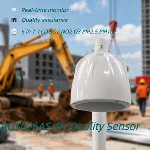 เครื่องตรวจวัดคุณภาพอากาศขนาดกะทัดรัด AQS006AS รองรับ MODBUS เครื่องตรวจจับคุณภาพอากาศ CO SO2 O3 NO2 Pm2.<span class=keywords><strong>5</strong></span> Pm10 เซ็นเซอร์ตรวจวัดคุณภาพอากาศภายนอกอาคาร - Product Image 2
