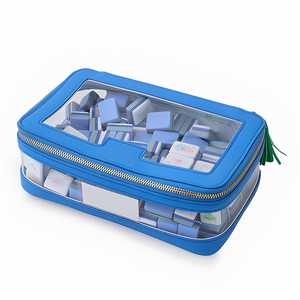 Sac de <span class=keywords><strong>rangement</strong></span> transparent en PVC coloré personnalisé Royal Fair pour composants de jeux de société et fournitures d'artisanat - Product Image 1