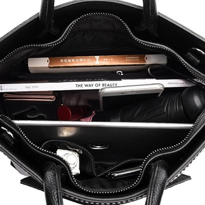Borsa Tote Grande Capacità Stile Retrò <span class=keywords><strong>Europeo</strong></span>-Americano con Motivo <span class=keywords><strong>Coccodrillo</strong></span>, Borsa a Mano da Donna di Alta Gamma con Cerniera Goffrata - Product Image 4