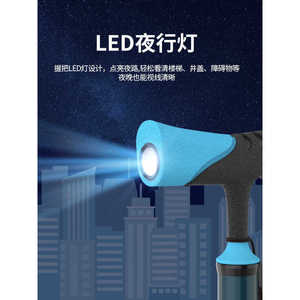 Bâton de marche à quatre pieds en fibre de carbone léger antidérapant pour personnes âgées - Product Image 4