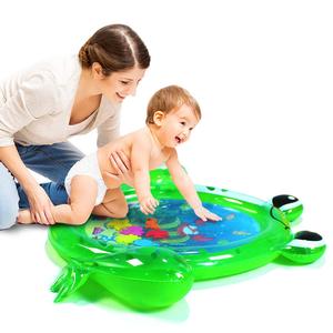 Tapis aquatique gonflable en forme de grenouille pour bébé, tapis de jeu sensoriel pour le développement précoce des nourrissons - Product Image 4