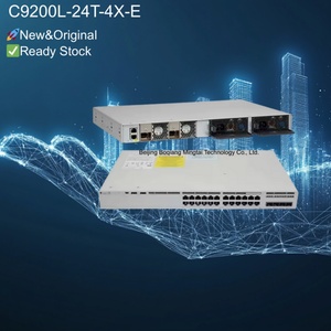 สำหรับสวิตช์ Cisco Catalyst 9200 รุ่นดั้งเดิม C9200L-24T-4X-E 24 พอร์ต 4x10G Uplink พร้อม POE และ QoS รับประกัน 1 ปี - Product Image 1