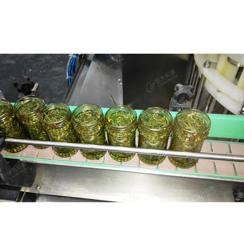 Canned Olive Vegetable Pickle Bottle Packing Machine Sealing Machine Pickle Filling Processing Machine