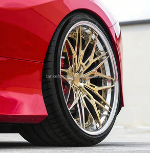 Jante en alliage décalée polie deux pièces série X roue forgée or <span class=keywords><strong>champagne</strong></span> brossé pour Audi Rs6 A7 pour <span class=keywords><strong>Ferrari</strong></span> 812 Super Fast - Product Image 5