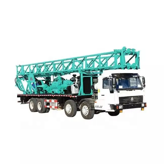 Rotary Rill Depth 420m Truck Mounted Water Well Drilling Rig Machine