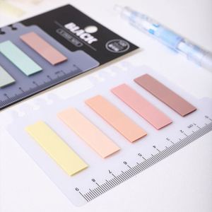 Page Maker Sticky Notes Stationery <b>Memo</b> <b>Pads</b> Sticky Flag Fluorescent PET Colorful Sticky Notes to Do List Sheet Office Decor - Product Image 4