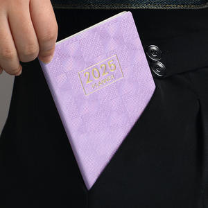 Agenda 2025 A6 en Inglés, Libreta de Horarios, Mini Libreta de Bolsillo Portátil, Planificador Semanal, Bloc de Notas, Agenda, <span class=keywords><strong>Diario</strong></span> de Cuero Bonito para Niñas - Product Image 3