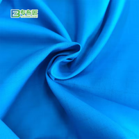 Kain kepar 60/40 poliester CVC kualitas tinggi 1.0 jaring antistatis kain pakaian kerja polos dicelup warna biru merah kuning untuk anak laki-laki