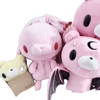 Boneka Kelinci Lucu dengan Ransel Mata Merah, Isian Kapas PP Super Lembut Peredam Tekanan, Dapat Dicuci, Pereda Stres