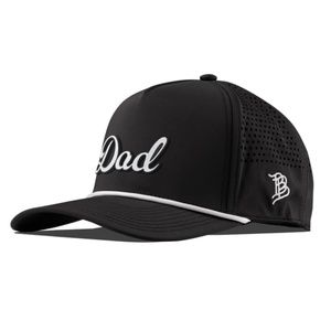 Fashion Dad Script 5 Panel Cap Rope Trim Lightweight Comfortable Baseball Hat for Travel - Product Image 6