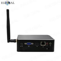 Mini PC EGLOBAL Fan con Intel Core F2N-i3-7167U, DDR3L, MSATA SSD, Win10, Nuc, VGA, HD, WiFi, Gigabit LAN, Linux