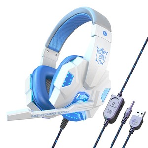 <span class=keywords><strong>Casque</strong></span> Gaming Filaire ANC Supra-Auriculaire et Circum-Auriculaire Confortable pour Ordinateur Portable et Sports avec USB Dynamique Étanche - Product Image 4