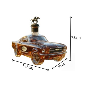 Decantador de Whisky con Forma de Coche de Policía Explosivo, Botella de Vidrio con Diseño 3D Creativo de Coche - Product Image 2