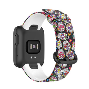 Correa de Silicona Transpirable con Estampado para Reloj Inteligente <span class=keywords><strong>Redmi</strong></span> <span class=keywords><strong>Watch</strong></span> <span class=keywords><strong>2</strong></span>, Hebilla de Goma, Pulsera de Moda, Varios Colores, Superventas - Product Image 4