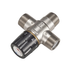 Válvula <span class=keywords><strong>mezcladora</strong></span> de ducha termostática de latón de <span class=keywords><strong>3</strong></span> vías para agua caliente Solar con temperatura constante BJ45004 - Product Image 4