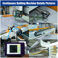 Machine à coudre CNC pour couvertures canapé cuir bras long couvre-lits à aiguille unique broderie Quilting Machine en continu