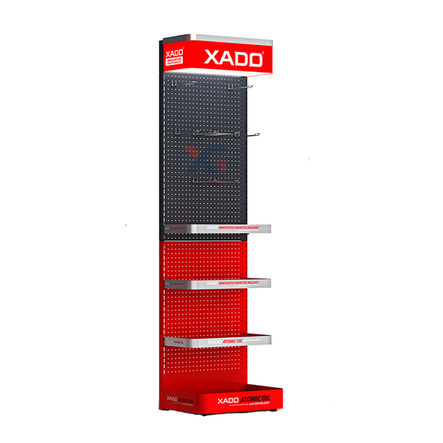 Professional Design Promotion showcase Customized Floor Display Stand Shelving Retail Metal Multifunctional Display Rack