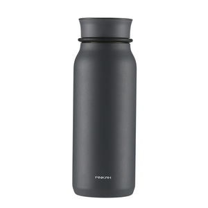 PINKAH Bouteille isotherme personnalisée en acier inoxydable à double paroi de 24 oz, anti-fuite, avec filtre, pour les voyages - Product Image 4