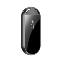 Enregistreur vocal IA 3-en-1 avec lecteur MP3 et clé USB, mini enregistreur audio métallique 4-32 Go pour réunions et cours