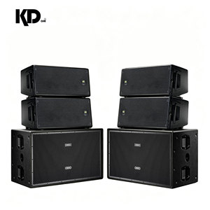 Sistema Activo de Altavoces Line Array de Neodimio de 700W con <span class=keywords><strong>4</strong></span>+2 Unidades de 10 Pulgadas y Doble Unidad de 18 Pulgadas de <span class=keywords><strong>4</strong></span>/8 Ohmios para Eventos de DJ - Product Image 3