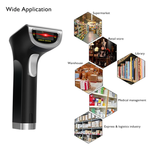 Yhdaa 2.4G 2D không dây QR mã Scanner Súng tốc độ cao Tự động quét mã vạch tương thích USB Com cho siêu thị thả A4 - Product Image 4