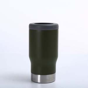 Gobelets isothermes portables promotionnels, 14 oz, isolation sous vide, refroidisseur de canettes, tasse à café en acier inoxydable 304, logo personnalisé - Product Image 1