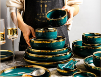 Ensemble de vaisselle en céramique de Phnom Penh nordique, livraison directe, bol de riz, bol de soupe, ensemble d'assiettes, ensemble de vaisselle créatif de Phnom Penh