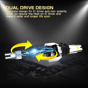 Nueva Luz Trasera de Freno LED para Auto Gview <span class=keywords><strong>GR</strong></span> T15 1156 7440 3047 3057 3155, Luz de Reversa LED para Auto con Lente Transparente - Product Image 4