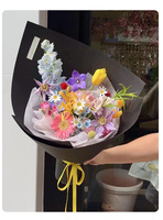Papier d'emballage floral coréen 180 g/m², papier d'emballage floral personnalisé, papier d'emballage épais pour fleurs, fournitures pour fleuristes