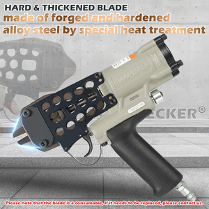 Tronchese <span class=keywords><strong>Pneumatica</strong></span> Woodpecker CTQ4XD per Taglio Fili, <span class=keywords><strong>Cesoia</strong></span> ad Aria Compressa per Fili di Alluminio Fino a 4mm di Diametro, 70-100 PSI, 1.42kg - Product Image 4