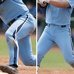 Pantalones de Béisbol para Hombre, Uniformes Personalizados para Equipos, Pantalones Deportivos de Corte Atlético, Ropa Deportiva Resistente con Diseño de Rayas Laterales, Servicio OEM para Entrenamiento y Juego - Product Image 5