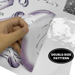 DAMAI Halloween Window Clings Decor Double Side Removable Glass Decals Can Remove Window Stickers for Halloween Decorations - Product Image 3