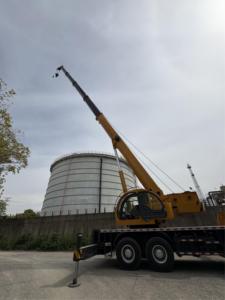 Grue de camion d'occasion de 35 tonnes, reconditionnée de qualité supérieure, avec cabine d'origine neuve, moteur Weichai National III - Product Image 3
