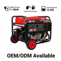 Generator Portabel Senci Daya Terukur 8kW 8.5kW Generator Bensin dengan AVR
