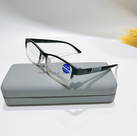 Nouvelles lunettes de lecture tendance, monture noire simple en plastique PC, verres transparents anti-lumière bleue, pour hommes et femmes, toutes formes de visage