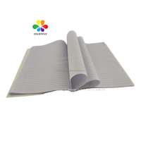 Mon carnet coloré A4 à lignes simples, 140 pages, couverture rigide, pour exercices