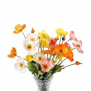Nueva Llegada, Venta Especial, 6 Cabezas de Ranúnculo de Seda Europeo, Tallo Flocado, Flor Artificial Rosa Claro, para Navidad, San Valentín - Product Image 1