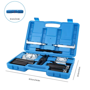 Podofo Juego de Extractores de Rodamientos para Vehículos de 14 Piezas y 5 Toneladas de Capacidad, Separador de Rodamientos de Rueda con Mordazas de 2"/3" y Herramientas de Extracción de Engranajes - Product Image 6