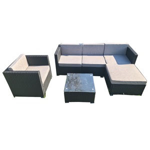 Set di Mobili da <span class=keywords><strong>Giardino</strong></span> in Metallo KD Structure, Impermeabile, per Esterni, Angolare, di Lusso, Moderno, per Hotel e Soggiorno - Product Image 1