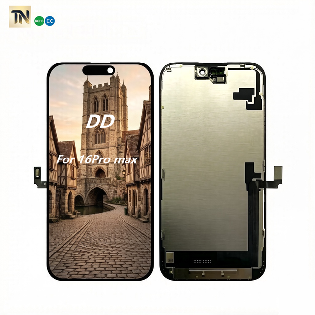 120Hz Hard OLED High Quality Digital Touch Screen for 16 Pro Max Display Assembly Replacement Wholesale 1 Year Warranty OEM