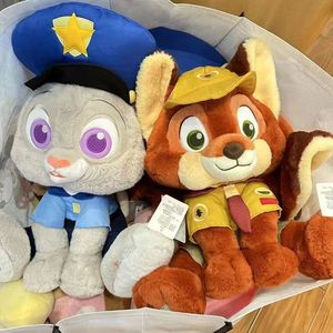 Dễ thương Zootopia Nick Judy siêu mềm Fox nhồi bông đồ chơi PP bông điền lưới lót siêu mềm búp bê sang trọng cho căng thẳng cứu trợ - Product Image 1
