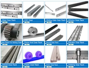 Cremagliera d'acciaio elicoidale M1 M1.5 M2 M2.5 M3 M4 M5 M6 M8 Dp Cp dell'incisione industriale di alta qualità per la macchina di Cnc