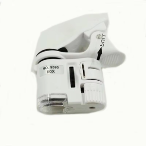 LED 조명이있는 휴대용 60x 미니 렌즈 머리띠 돋보기 보석 및 돈 탐지를위한 새로운 현미경 - Product Image 6