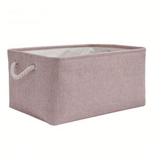 Organisateur de couches pliable pour bébé, panier de rangement en toile avec poignées - Product Image 6