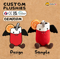 Mascotte en peluche chauve-souris personnalisée pour Halloween, très populaire, en tissu recyclé certifié sécurité, super douce et moelleuse, idéale pour les événements