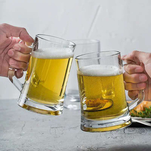 Vaso de cerveza de barril grueso, copa de gran capacidad, copa de héroe, Munich para beber de jarras de cerveza, tazas con asa - Product Image 6