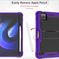 Funda Protectora de Silicona para Tablet de Alta Calidad, Anti-Caídas, con Soporte Absorbente de Impactos para Uso Diario, Compatible con Xiaomi Pad 6/6 Pro